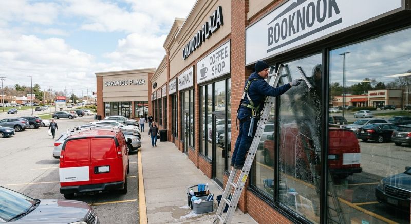 Strip Mall Window Cleaning in Lexington, KY