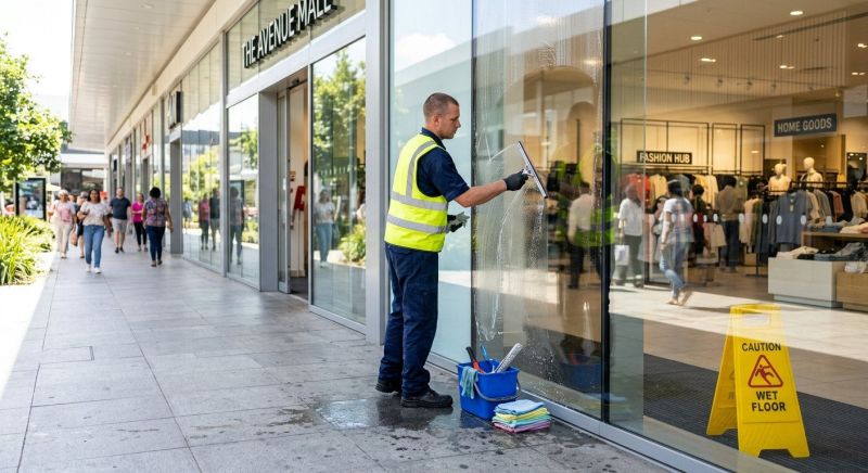 Strip Mall Window Cleaning in Baltimore, MD